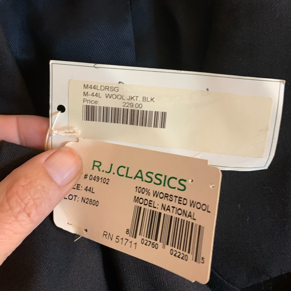COPY - Brand new RJ Classics Mens Show Coat